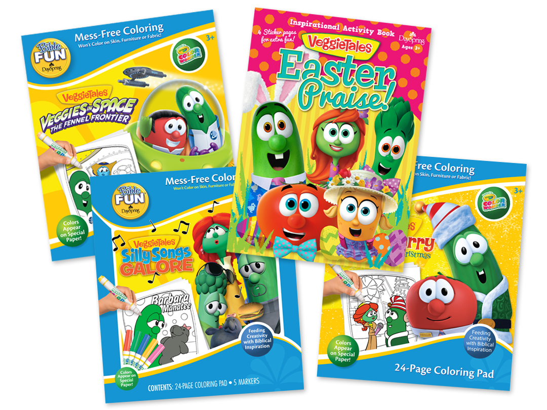 DaySpring - VeggieTales Activity and Coloring Books