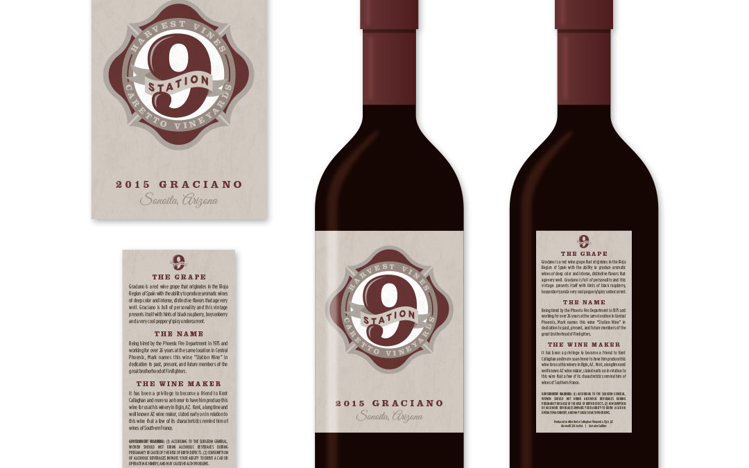 Station 9 Wine Label